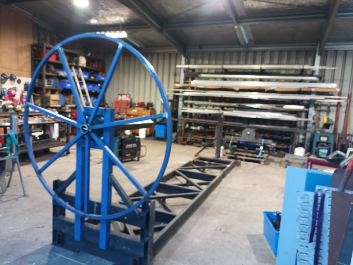 Car Rollover Simulator Frame